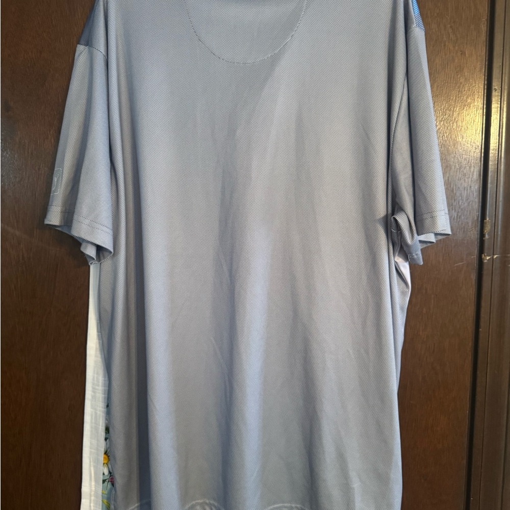 PGA Tour Men's Short Sleeve Gray Golf Polo